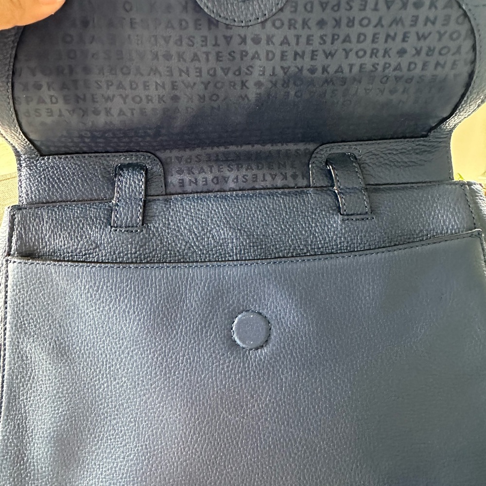 Kate Spade Pebbled Leather Purse & Wallet - Blue - Picture 7 of 12